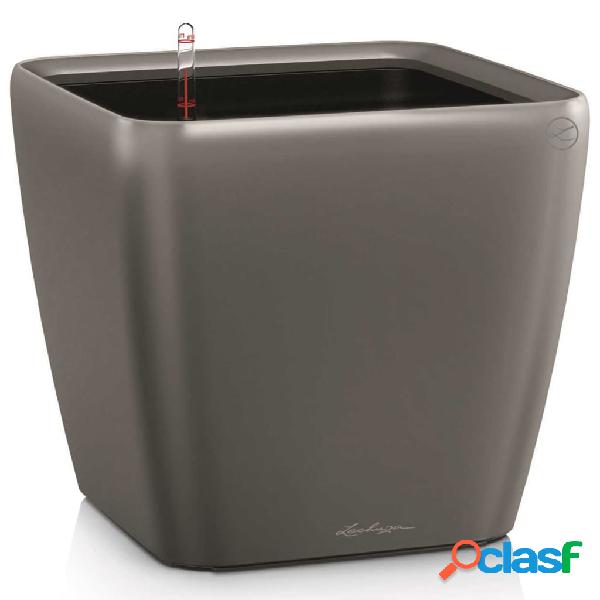 LECHUZA Macetero Quadro 43 LS ALL-IN-ONE color carbón 16183