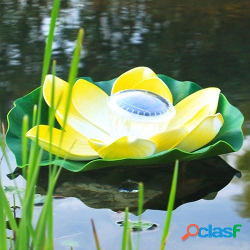 LED de energía solar Lotus Light RGB Color cambiante Luz de