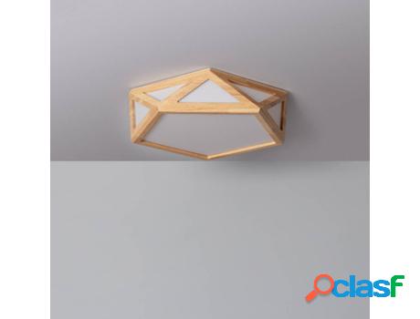 Lámpara LED LEDKIA CCT (Madera - LED Integrado - 20 W)
