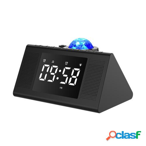 Lámpara de proyección Universe Reloj despertador digital