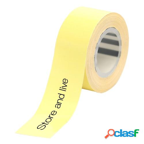 MAKEID 16 mm x 4 m Papel de etiqueta adhesiva Papel de