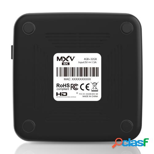 MXV Smart TV Box Android 11.0 2.4G / 5G WiFi Amlogic S905W2
