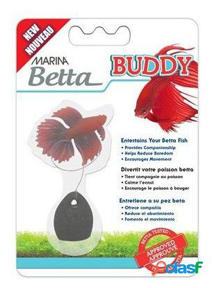 Marina Betta Buddy Compañero Para Bettas Rojo Marina