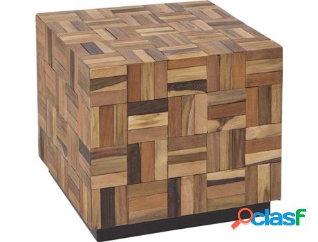 Mesa de Centro BELIANI Gameti (Marrón - Madera de Teca