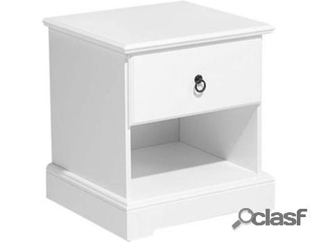 Mesitas de Noche Gilbert (Blanco - MDF -43x48x52 cm)