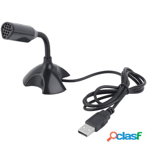 Micrófono de computadora USB con soporte Portátil para PC