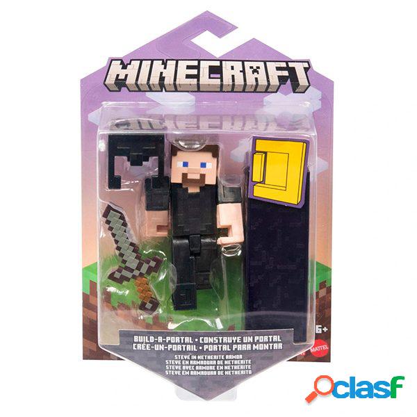 Minecraft Figura Steve Armor 8cm