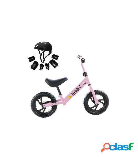 Minibike Bicicleta Para Niños Sin Pedales Modelo Honey Rosa