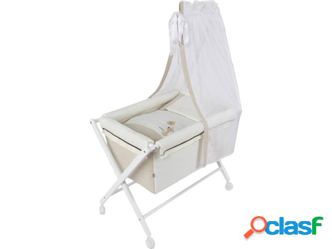 Minicuna NAF NAF Textil y Velo Puppy (55 x 85 cm - Beige)