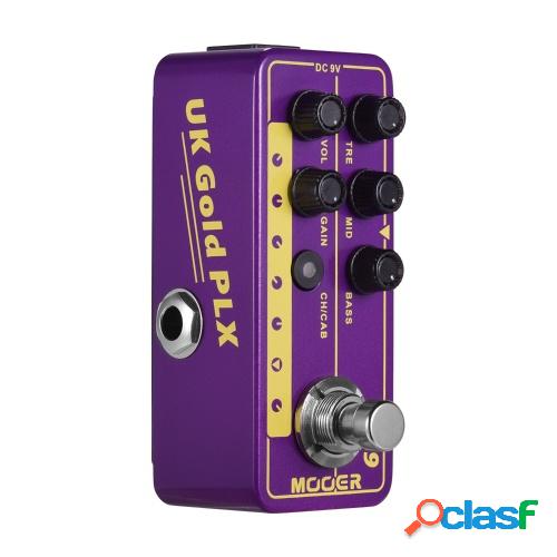 Mooer MICRO PREAMP Serie 019 UK Gold PLX Preamplificador