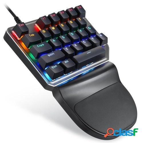 Motospeed K27 teclado mecánico con una sola mano 27 teclas