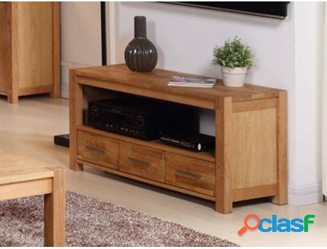 Mueble de TV VENTA-UNICA (Beis - Madera - 55 x 110 x 42 cm)