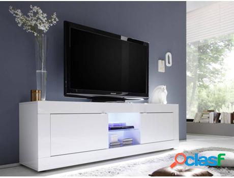 Mueble de TV VENTA-UNICA (Blanco - Madera - 56x180x43 cm)