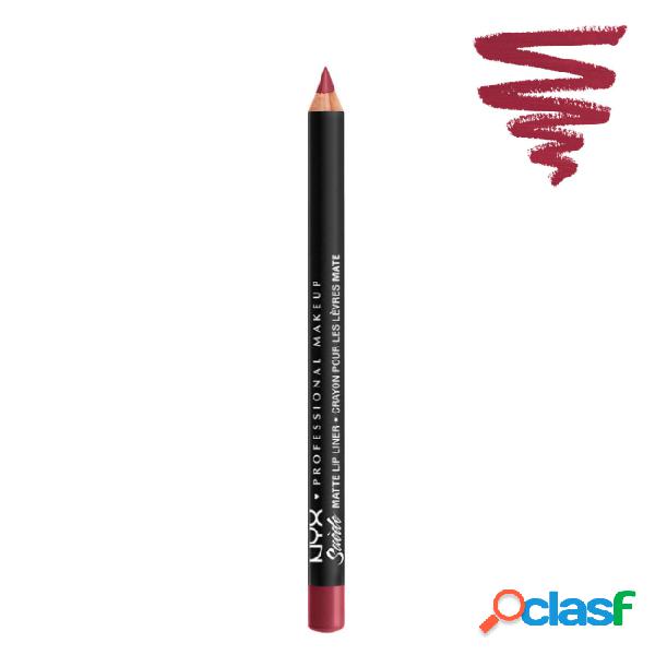 NYX Suede Matte Lip Liner Cherry Skies