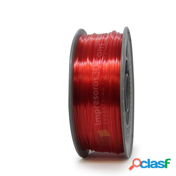 PETG i3D Tested Rojo Translúcido 1,75 mm