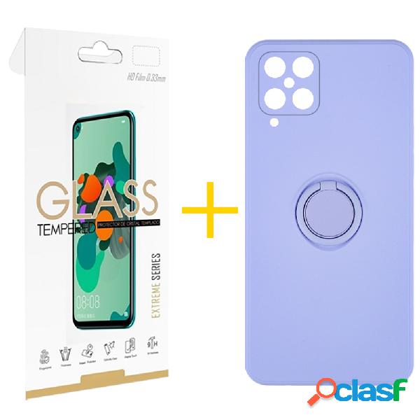 Pack 1 Película 2.5D + Funda SKYHE para Samsung Galaxy M32