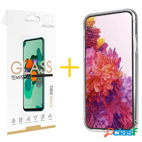 Pack 1 Película 2.5D + Funda SKYHE por Huawei Mate 20 Lite