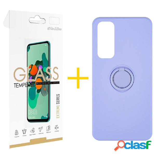 Pack 1 Película 2.5D + Funda SKYHE por Huawei P Smart 2021