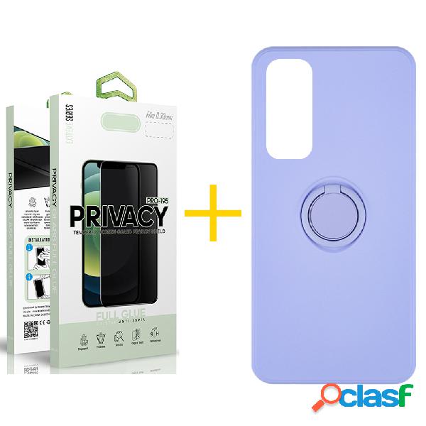 Pack 1 Película Antiespia + Funda SKYHE por Huawei P Smart