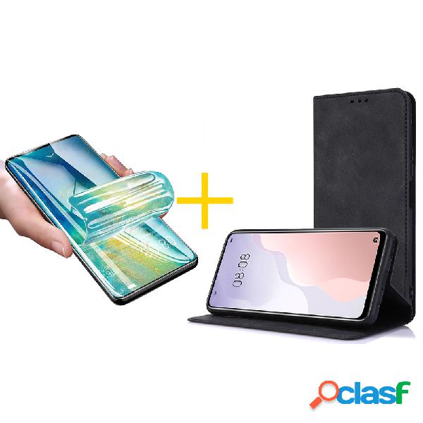 Pack 1 Película + Funda SKYHE para Samsung Galaxy M12 Flip