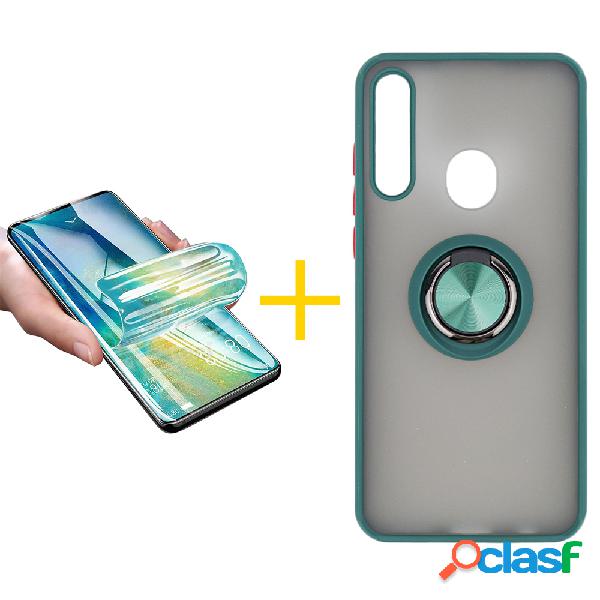 Pack 1 Película + Funda SKYHE por Huawei Y6P Gel Bumper con