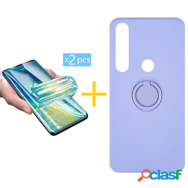 Pack 2 Películas + Funda SKYHE por Huawei P Smart 2019 Gel