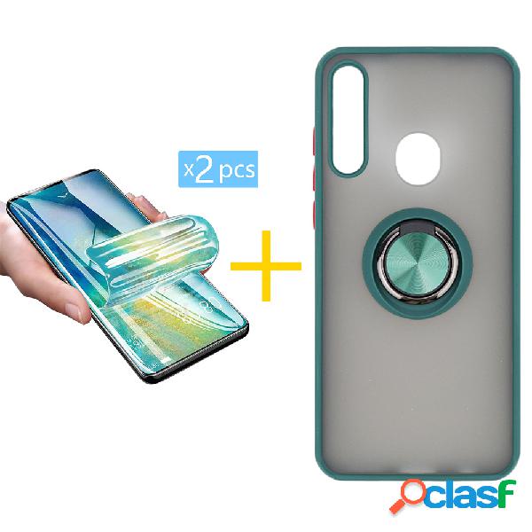 Pack 2 Películas + Funda SKYHE por Huawei Y6P Gel Bumper