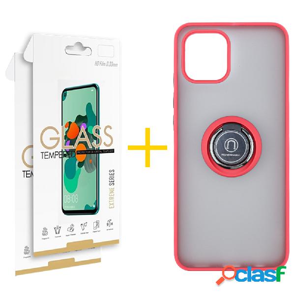 Pack 2 X Película de Cristal Templado 2.5D + Funda skyhe