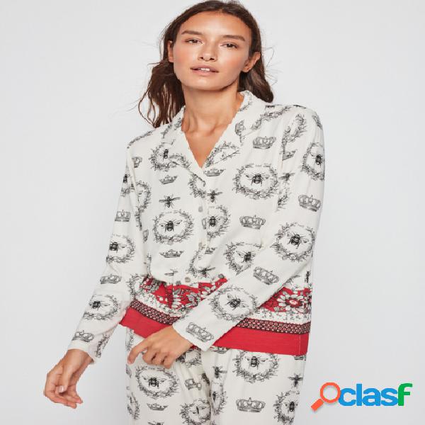 Pijama estampado ornamental floral - Gisela