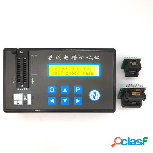 Probador de circuito integrado LED recargable de mano