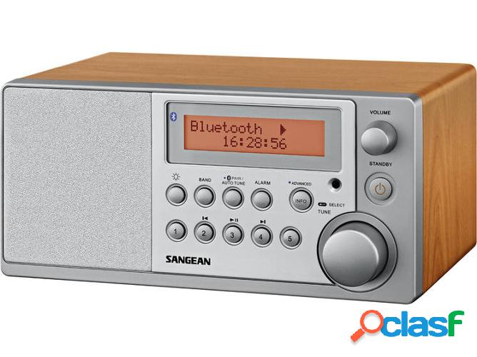 Radio Portátil SANGEAN DDR-31BT Nogal (Digital - DAB+ / FM