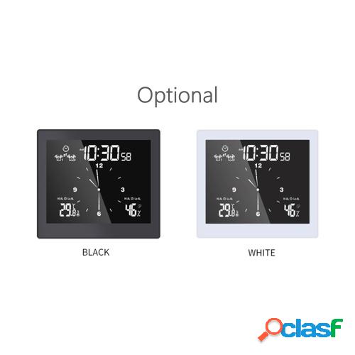 Reloj Digital pantalla de temperatura y humedad reloj de