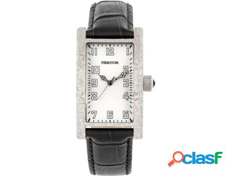 Reloj HERITOR AUTOMATIC Jefferson Hombre (Piel - Negro)