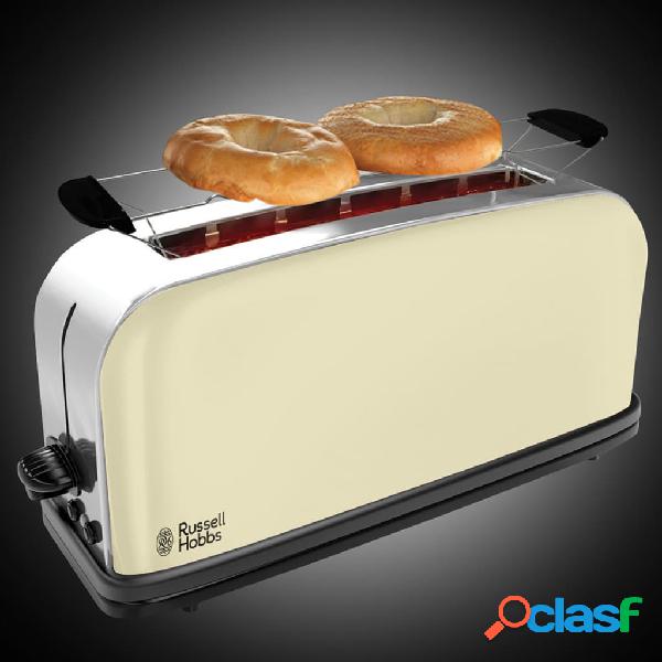 Russell Hobbs Tostadora ranura larga Colours Plus crema