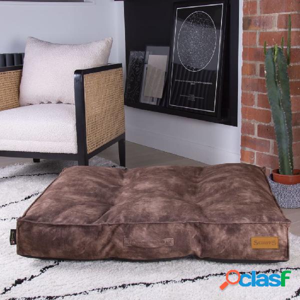 Scruffs & Tramps Colchón para perros Kensington marrón L