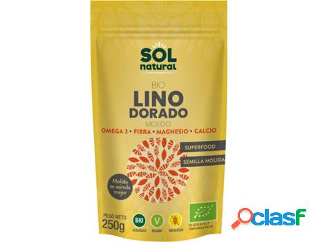 Semillas de Lino Doradas y Trituradas Bio SOL NATURAL (250