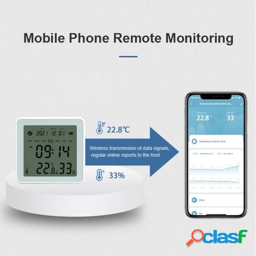 Sensor de temperatura y humedad ZigBee con fecha Semana