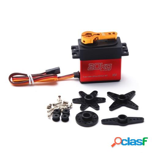 Servo Digital 20kg alto par 180° Servo de engranaje de