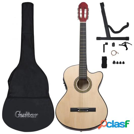Set de guitarra occidental 12 pzas con ecualizador y 6