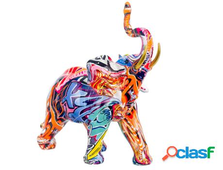 Signes Grimalt - Figura Elefante Multicolor de Resina |