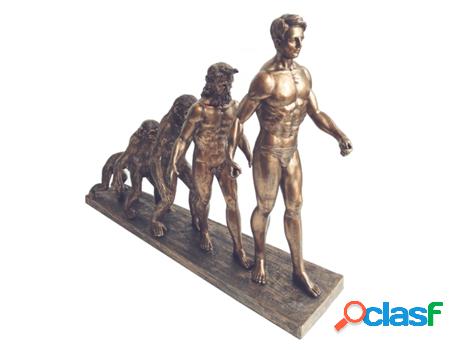 Signes Grimalt - Figura Evolución ser humano Dorado de