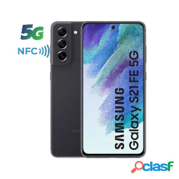 Smartphone Samsung Galaxy S21 FE 6GB/ 128GB/ 6.4'/ 5G/ Gris