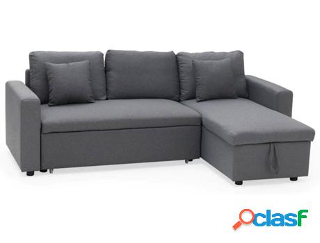 Sofá BENEFFITO Milford Gris (223 x 146 x 85 cm -