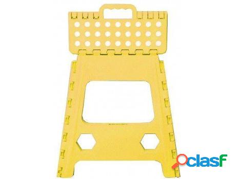 Taburete HOGAR Y MÁS Plegable Robusto En Pvc Amarillo