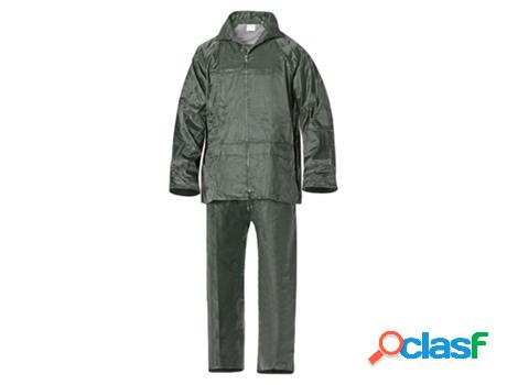 Traje de agua impermeable verde nylon talla 9-xxl