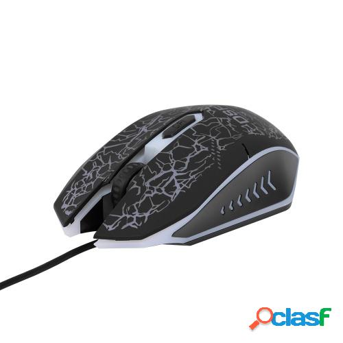 USB con cable para juegos Teclado y ratón Combo impermeable