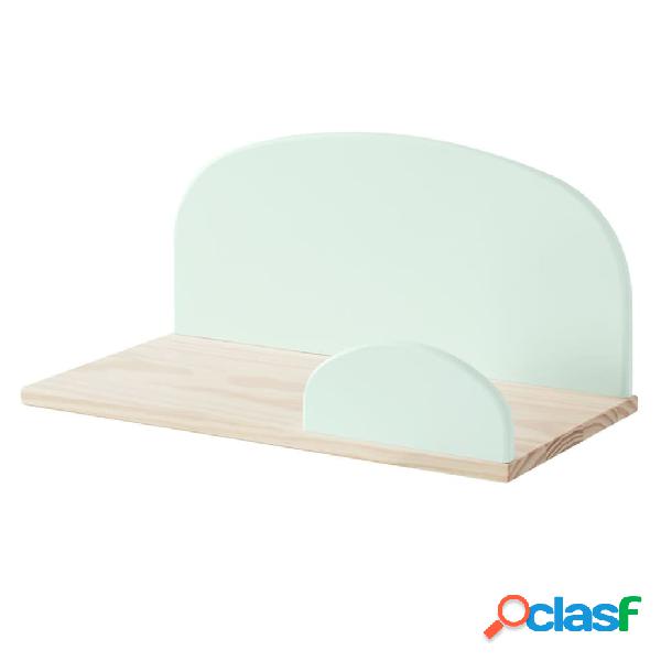 Vipack Estante de pared Kiddy madera verde menta 45 cm