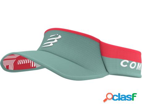 Visera COMPRESSPORT Vi Ultralight Verde Pino Rojo