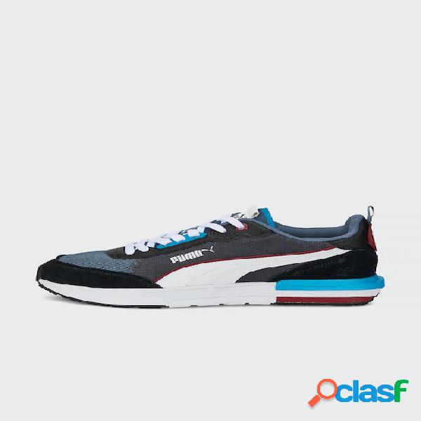 Zapatilla Puma r22 gris - azul hombre