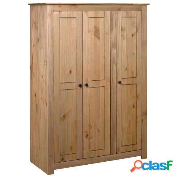 vidaXL Armario de 3 puertas madera pino Panamá Range